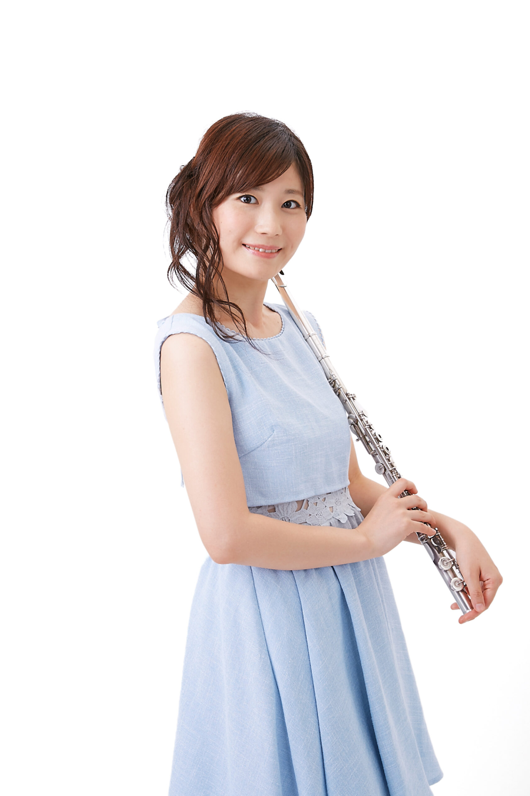 フォトスタジオブランでプロフィール写真を撮影した女性