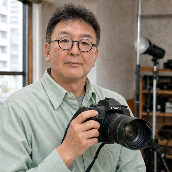 フォトスタジオブランのお受験写真を担当するフォトグラファー星名淳